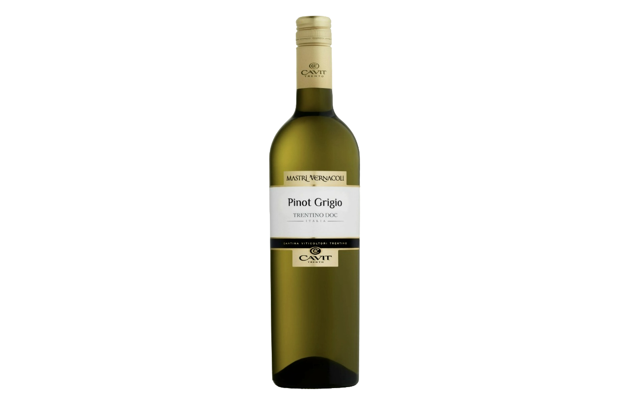 Pinot Grigio Mastri Vernacoli, Trentino | 2023 | Pinot Grigio 85%, Chardonnay 15%